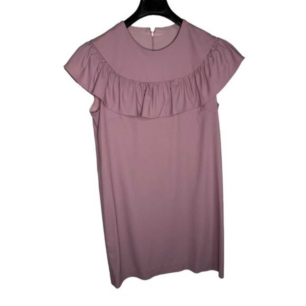 MIU MIU Abito Purple‎ Ruffle Dress Size 46